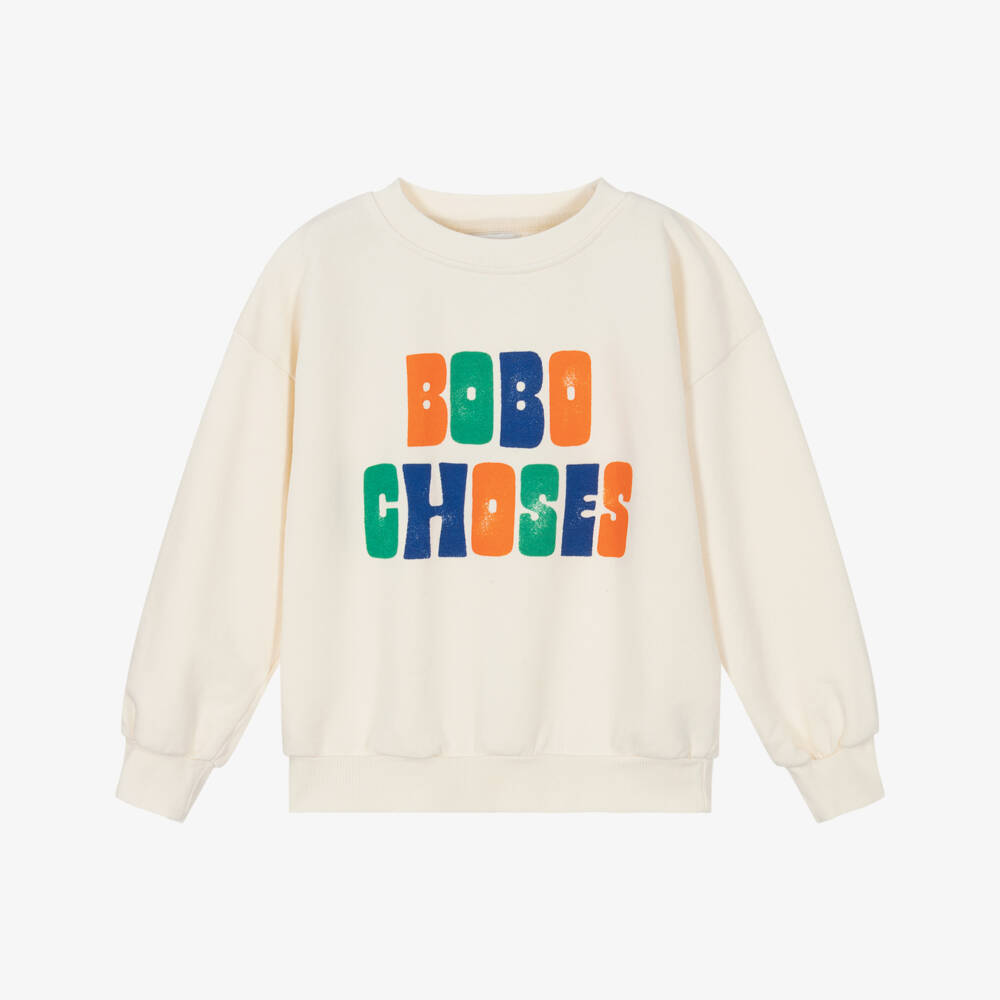 Bobo Choses-Boys Ivory Eco-Friendly Jersey Top | Childrensalon Outlet