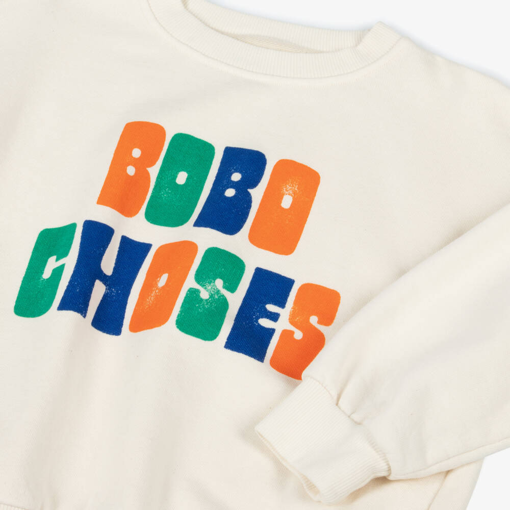 Bobo Choses-Boys Ivory Eco-Friendly Jersey Top | Childrensalon Outlet