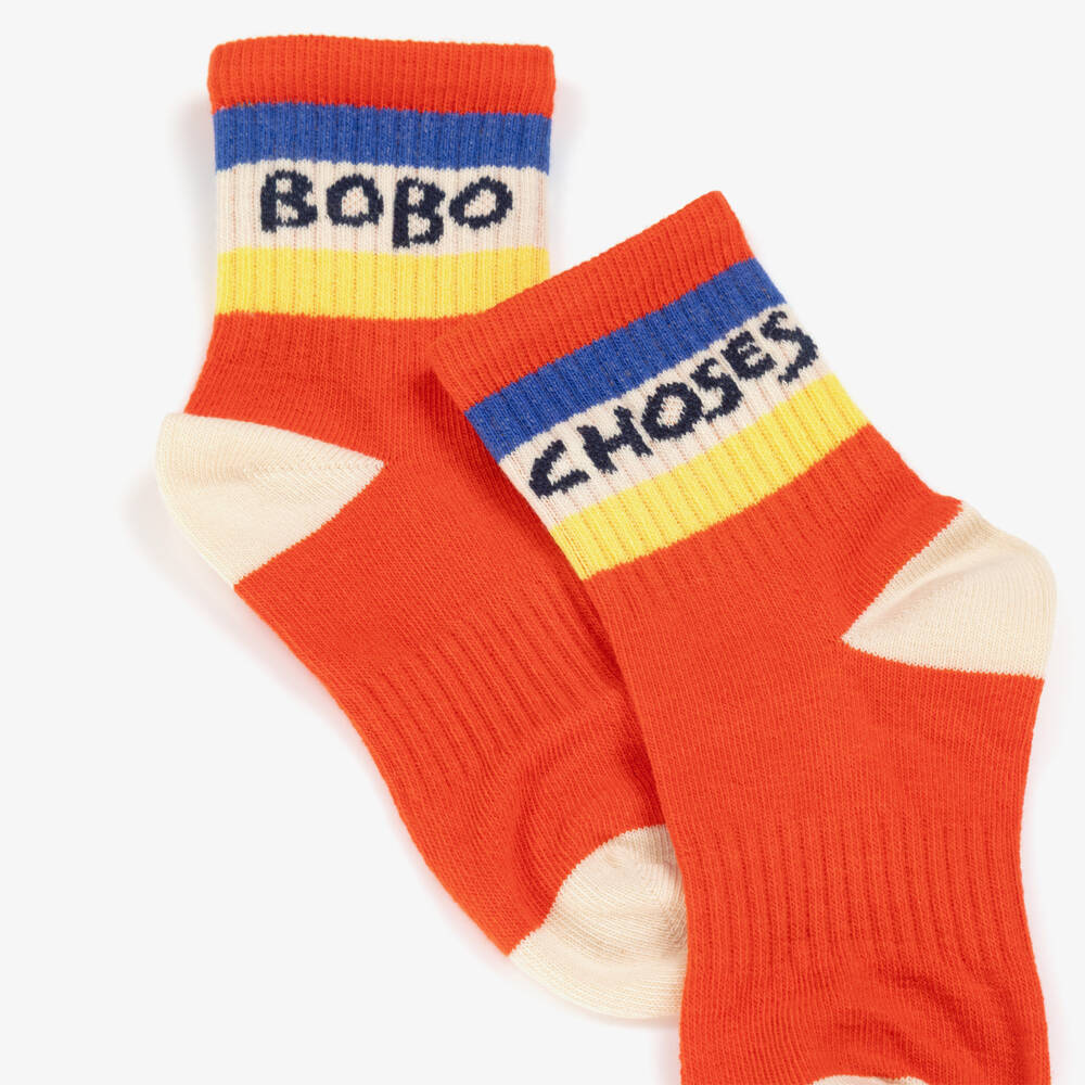 Bobo Choses-Boys Vibrant Block Ankle Socks | Childrensalon Outlet