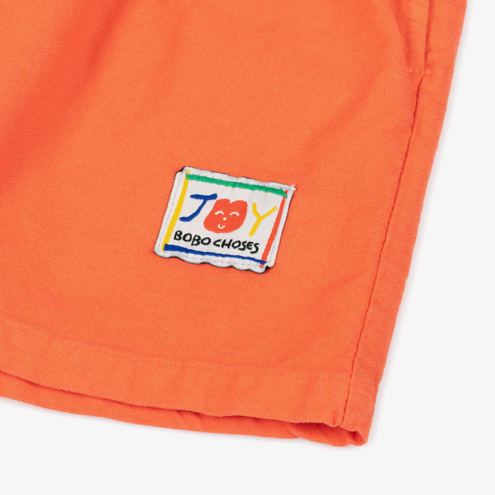 Bobo Choses-Boys Vibrant Cotton Drawstring Shorts | Childrensalon Outlet