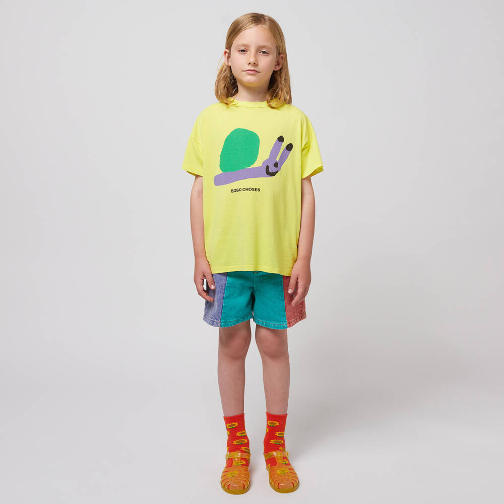 Bobo Choses-Boys Vibrant Knit Sunflower Socks | Childrensalon Outlet