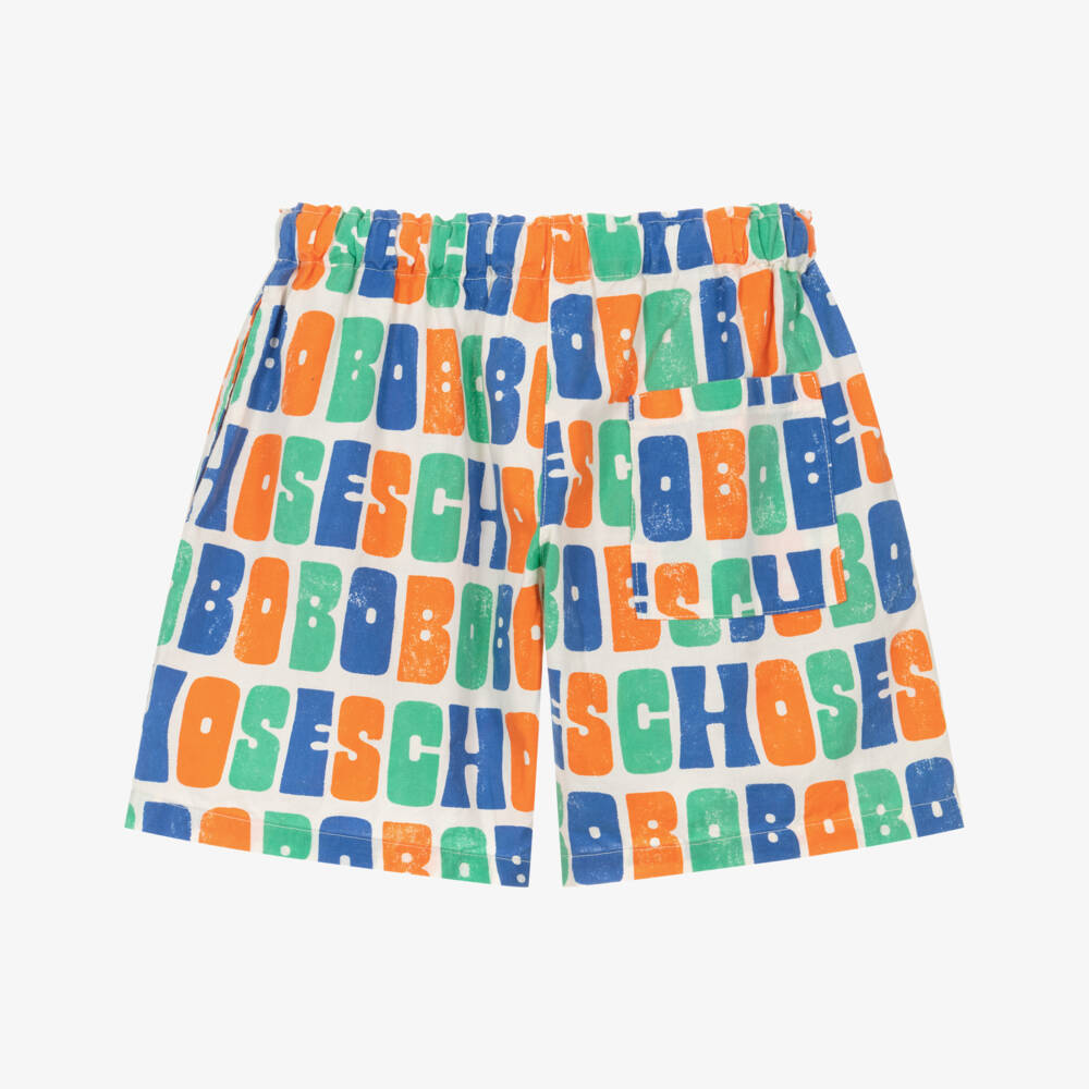 Bobo Choses-Boys Vibrant Organic Cotton Shorts | Childrensalon Outlet
