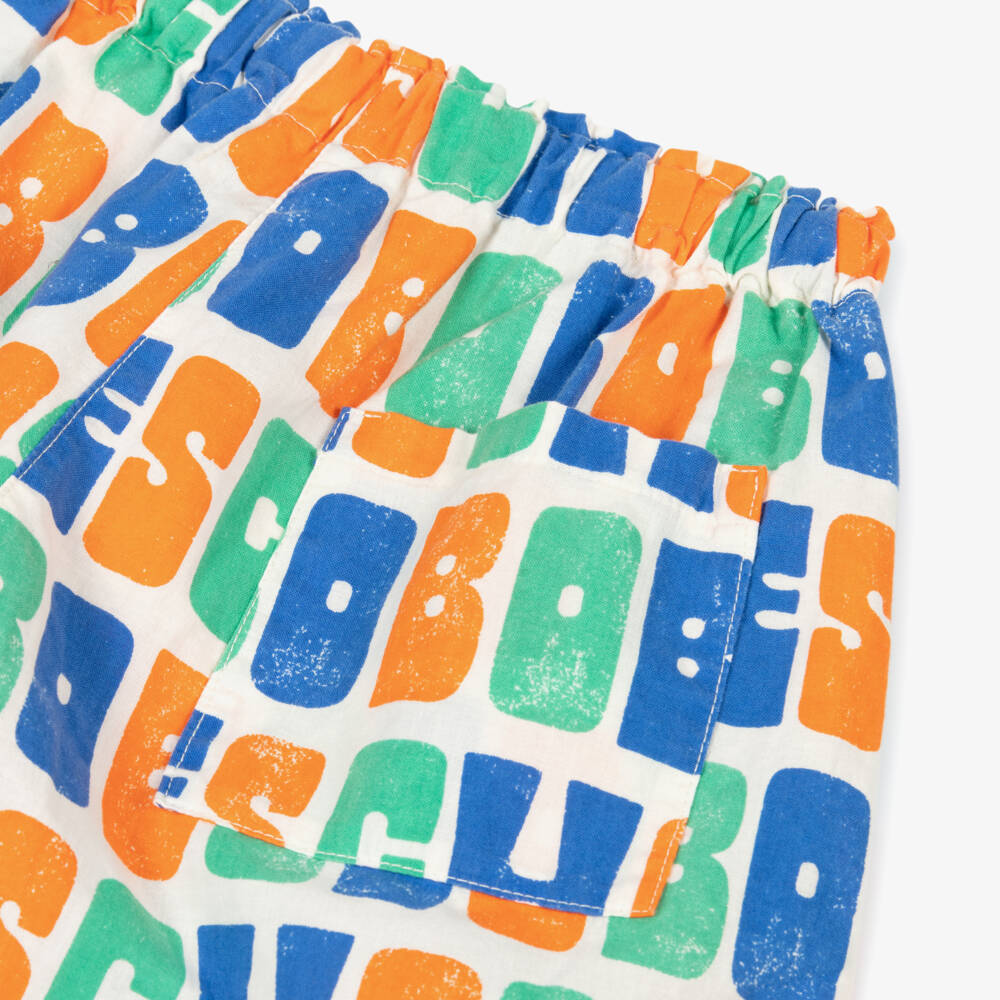Bobo Choses-Boys Vibrant Organic Cotton Shorts | Childrensalon Outlet