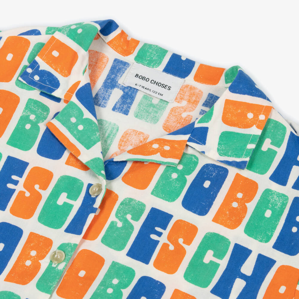 Bobo Choses-قميص قطني عضوي زاهي للأولاد | Childrensalon Outlet