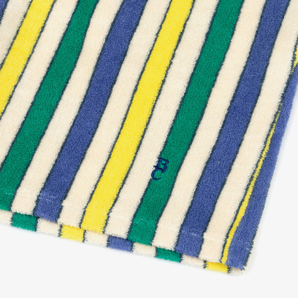 Bobo Choses-Boys Vibrant Striped Cotton Shorts | Childrensalon Outlet