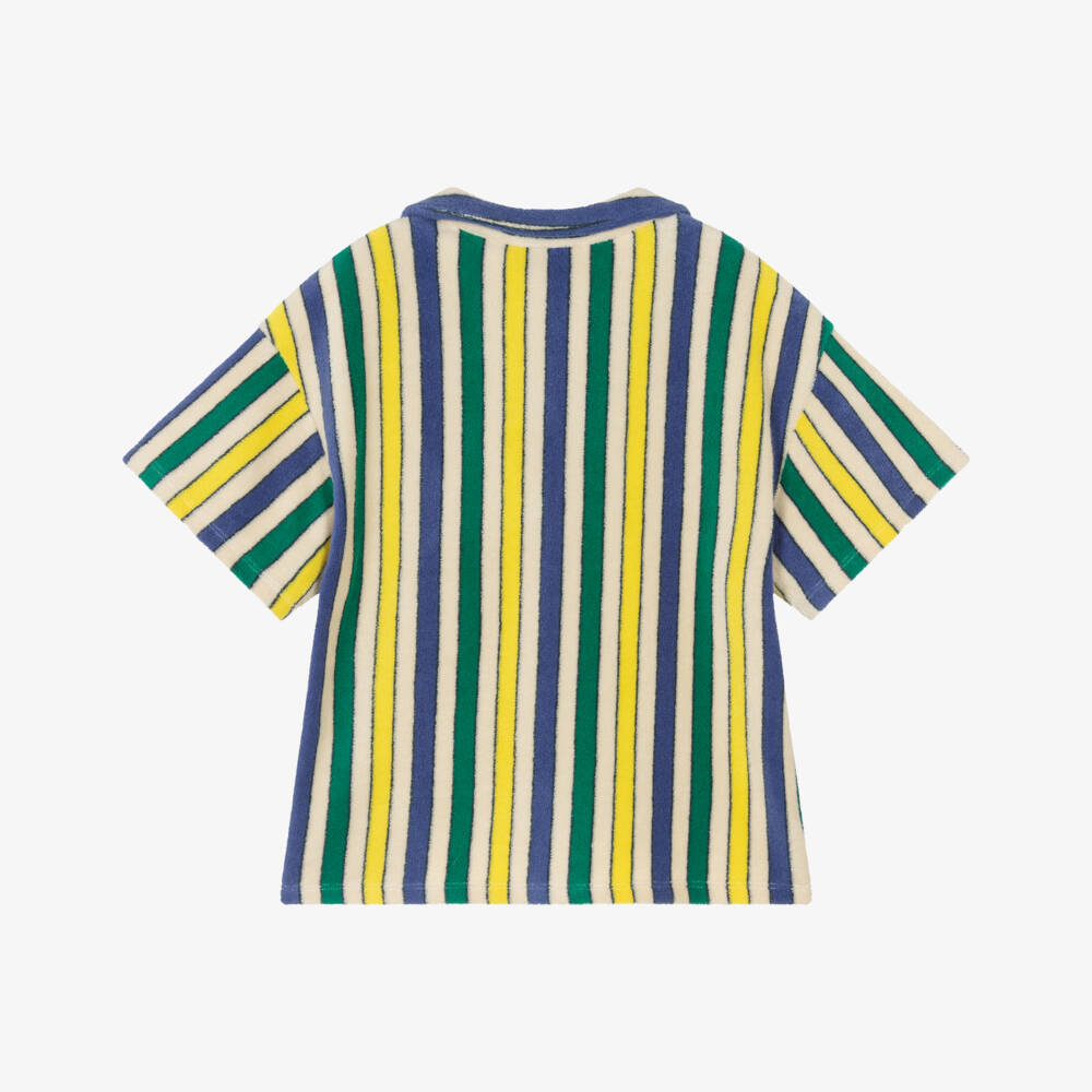 Bobo Choses-قميص منشفة مخطط زاهي للأولاد | Childrensalon Outlet