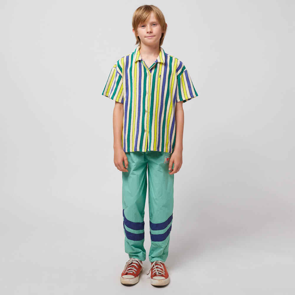 Bobo Choses-قميص منشفة مخطط زاهي للأولاد | Childrensalon Outlet