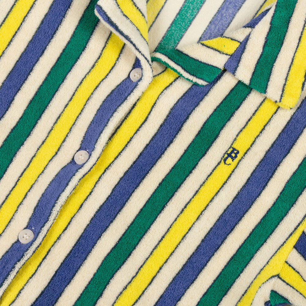 Bobo Choses-قميص منشفة مخطط زاهي للأولاد | Childrensalon Outlet