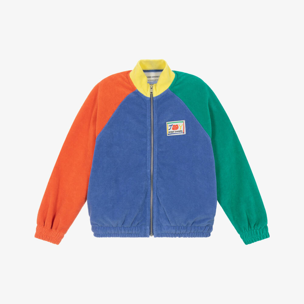 Bobo Choses-Boys Vibrant Towelling Zip-up Jacket | Childrensalon Outlet