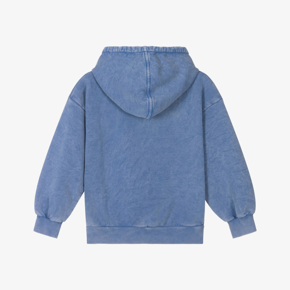 Bobo Choses-Boys Washed Organic Cotton Hoodie | Childrensalon Outlet