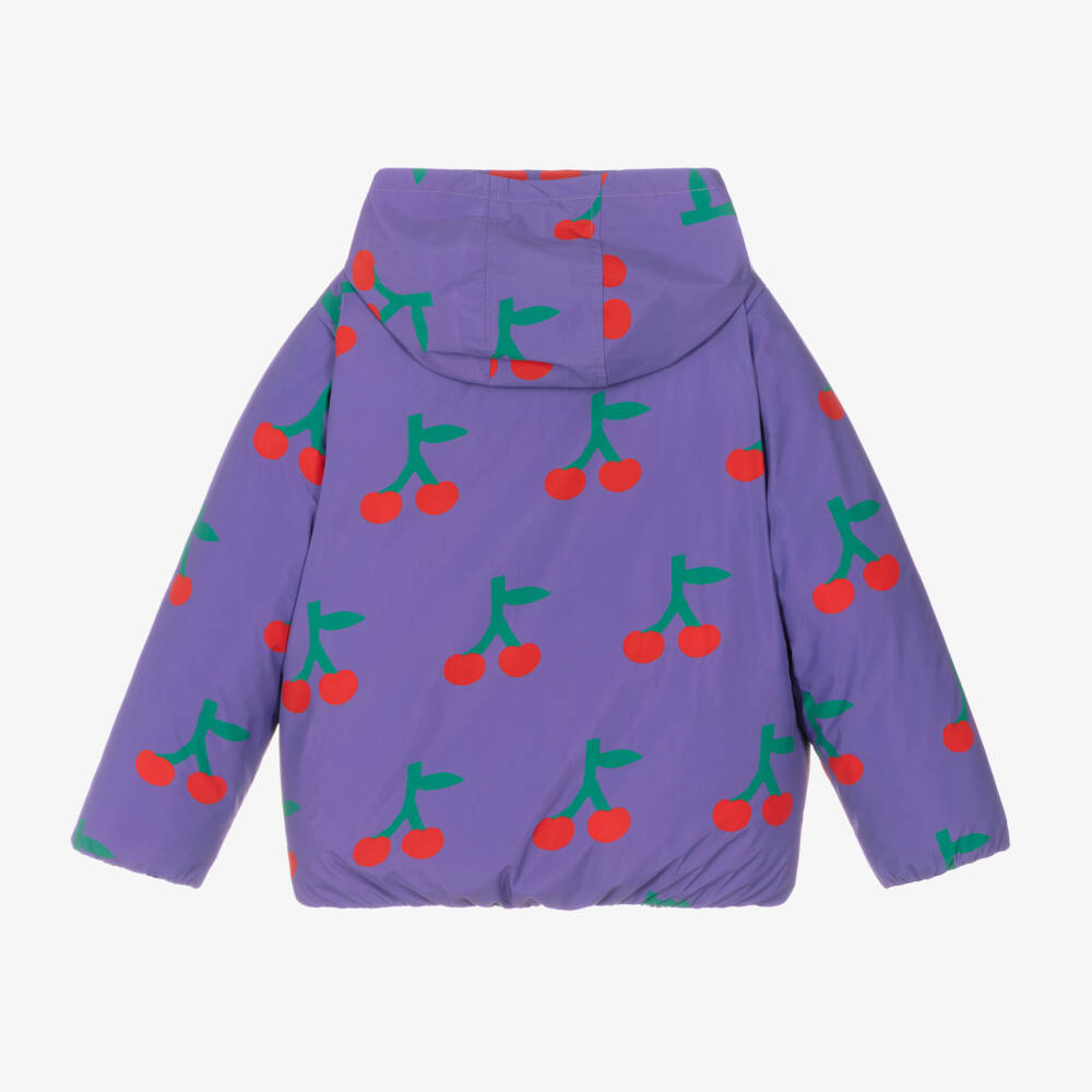 Bobo Choses-Girls Cherry Print Padded Jacket | Childrensalon Outlet