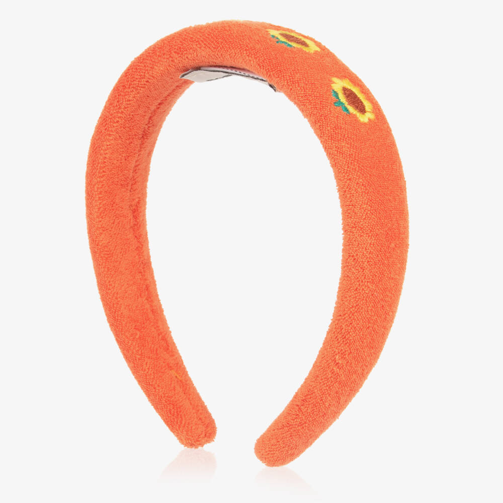 Bobo Choses-Girls Citrus Sunflower Embroidered Headband | Childrensalon Outlet