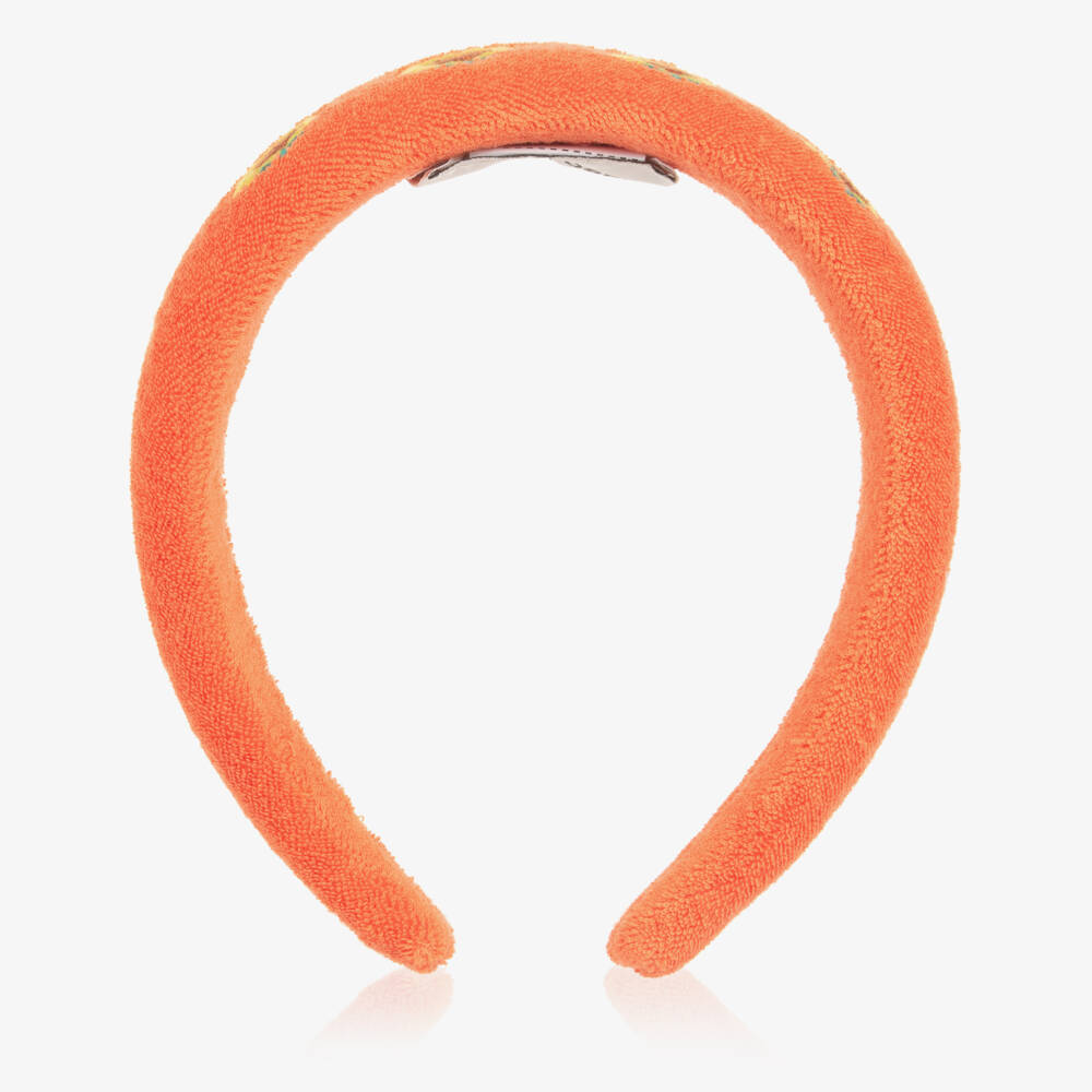 Bobo Choses-Girls Citrus Sunflower Embroidered Headband | Childrensalon Outlet