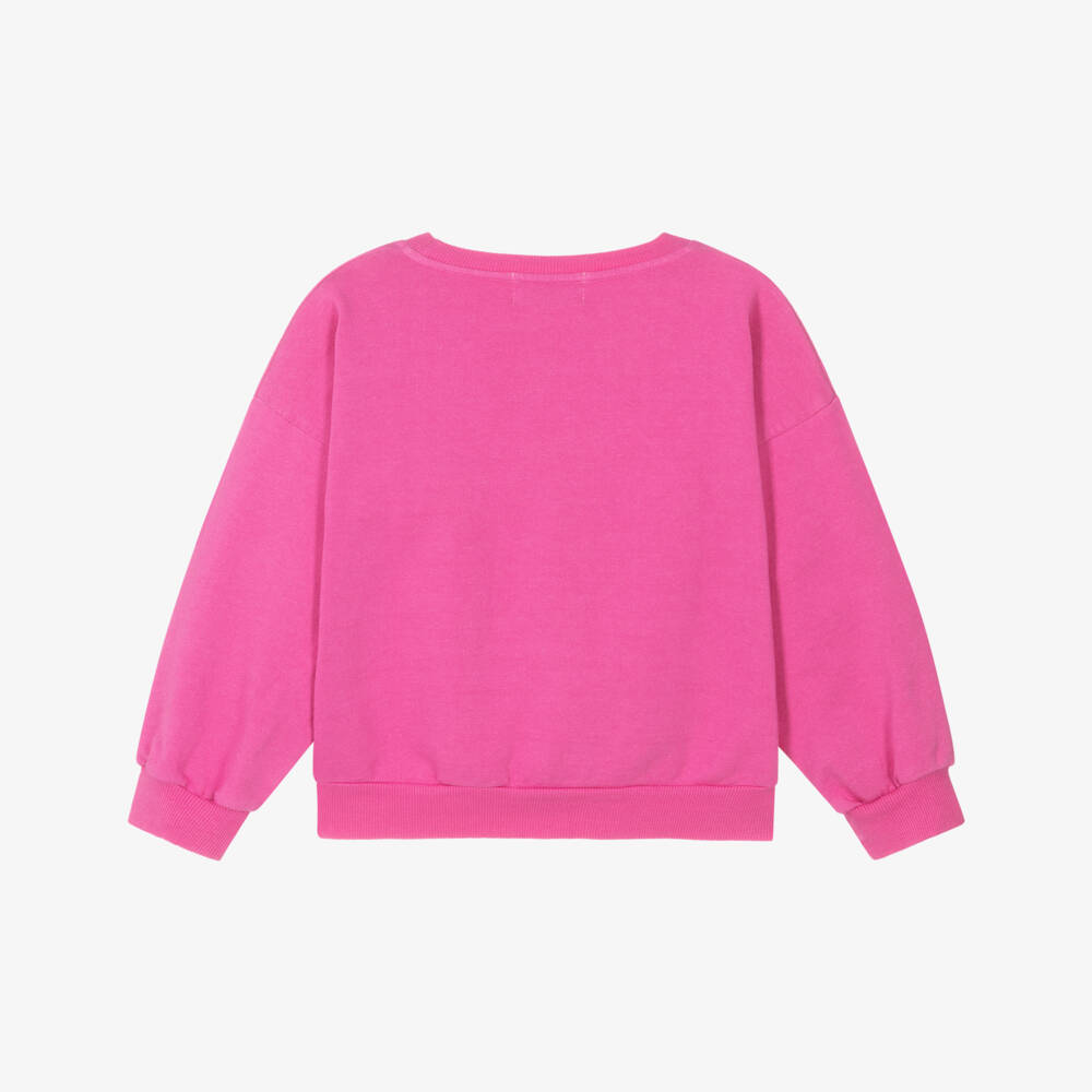 Bobo Choses-Girls Fuchsia Organic Cotton Top | Childrensalon Outlet