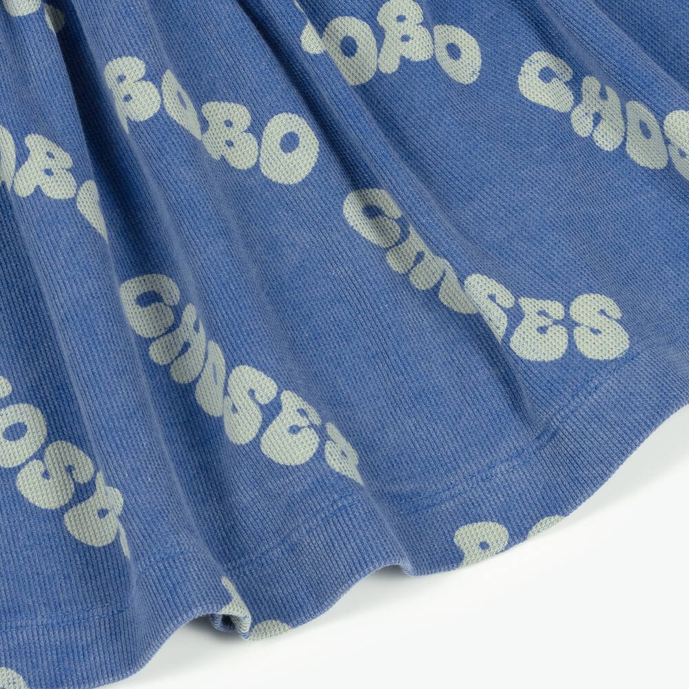 Bobo Choses-Юбка из органического хлопка синяя для девочек | Childrensalon Outlet