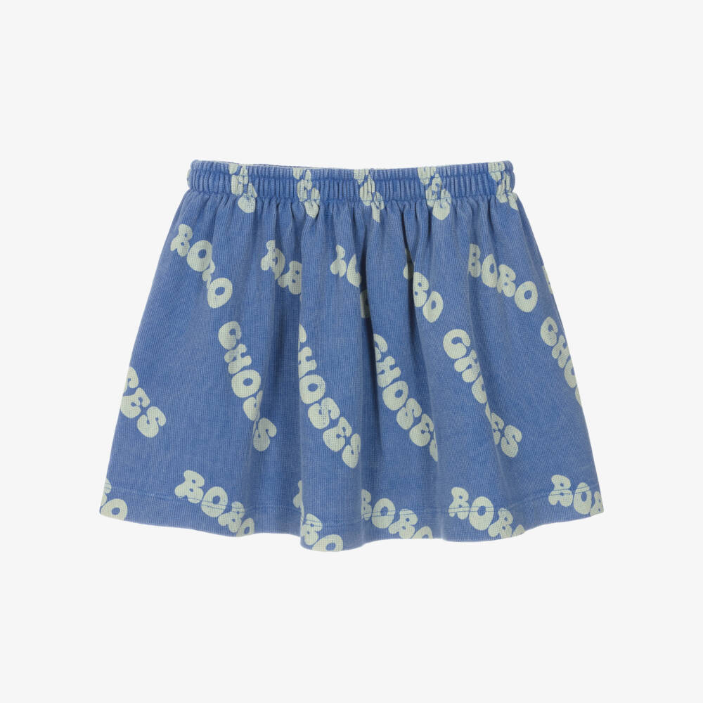 Bobo Choses-Юбка из органического хлопка синяя для девочек | Childrensalon Outlet