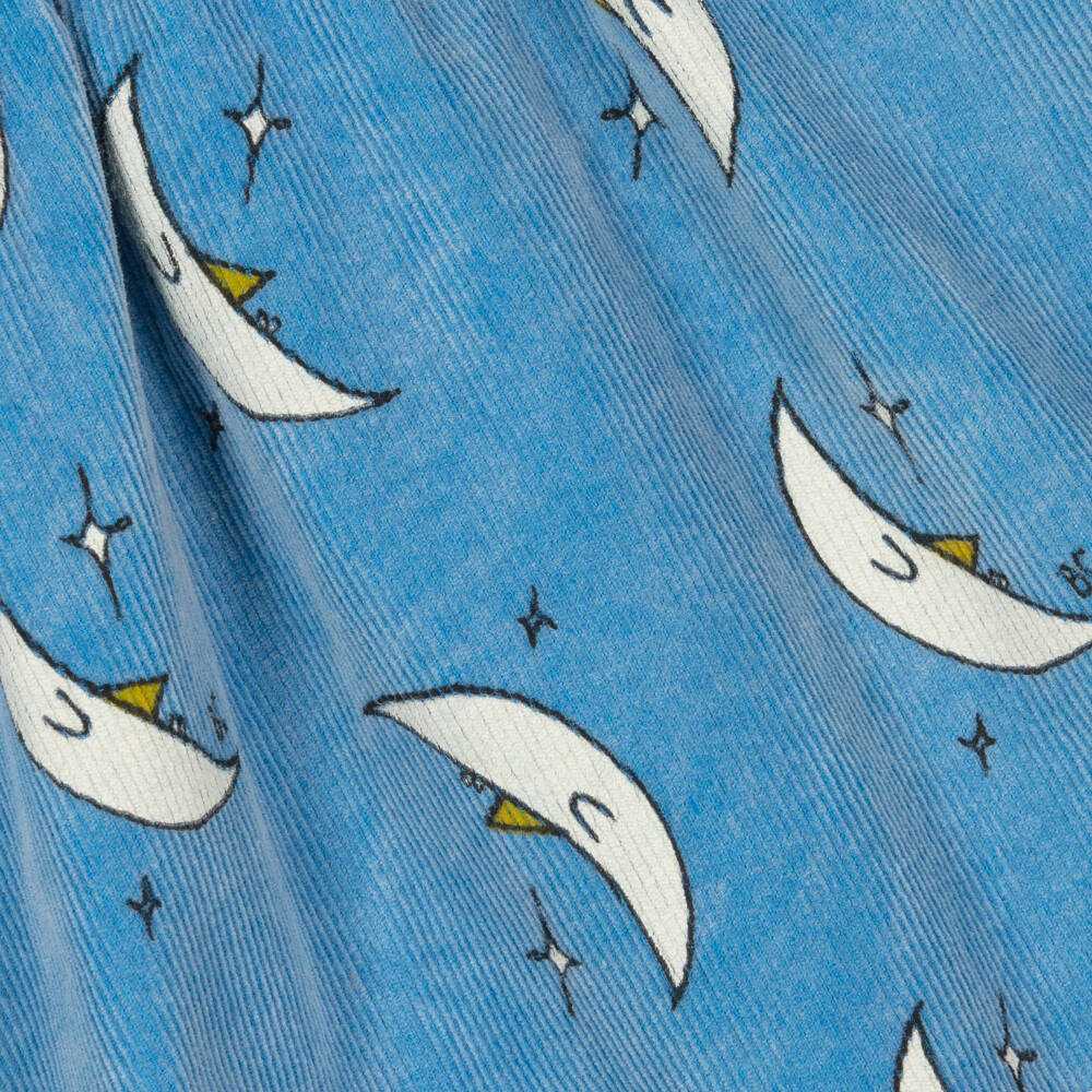 Bobo Choses-Girls Sky Corduroy Moon Dress | Childrensalon Outlet