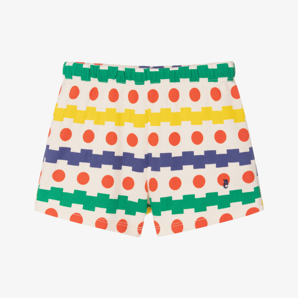 Bobo Choses-شورت بناتي منسوج عاجي برسومات | Childrensalon Outlet