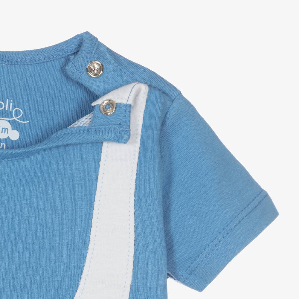 Boboli-Голубой хлопковый песочник | Childrensalon Outlet