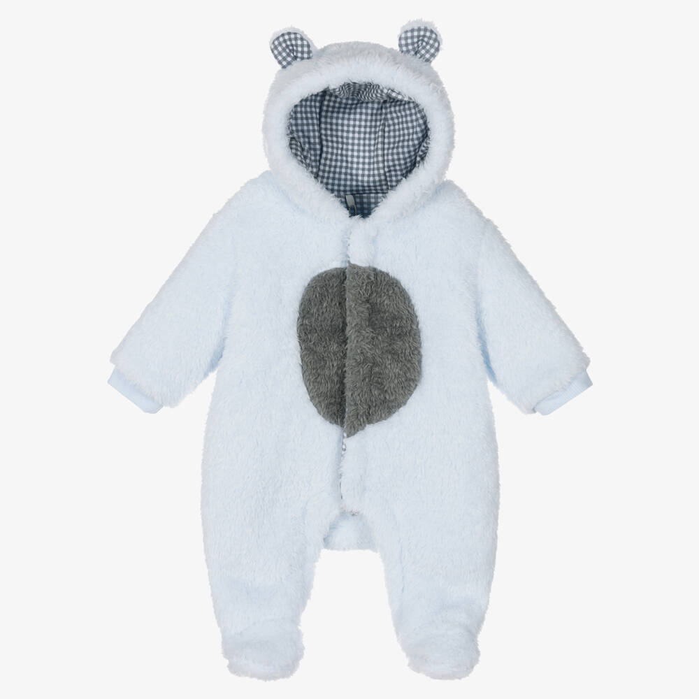 Boboli - Blauer Fleece-Overall (Baby J) | Childrensalon