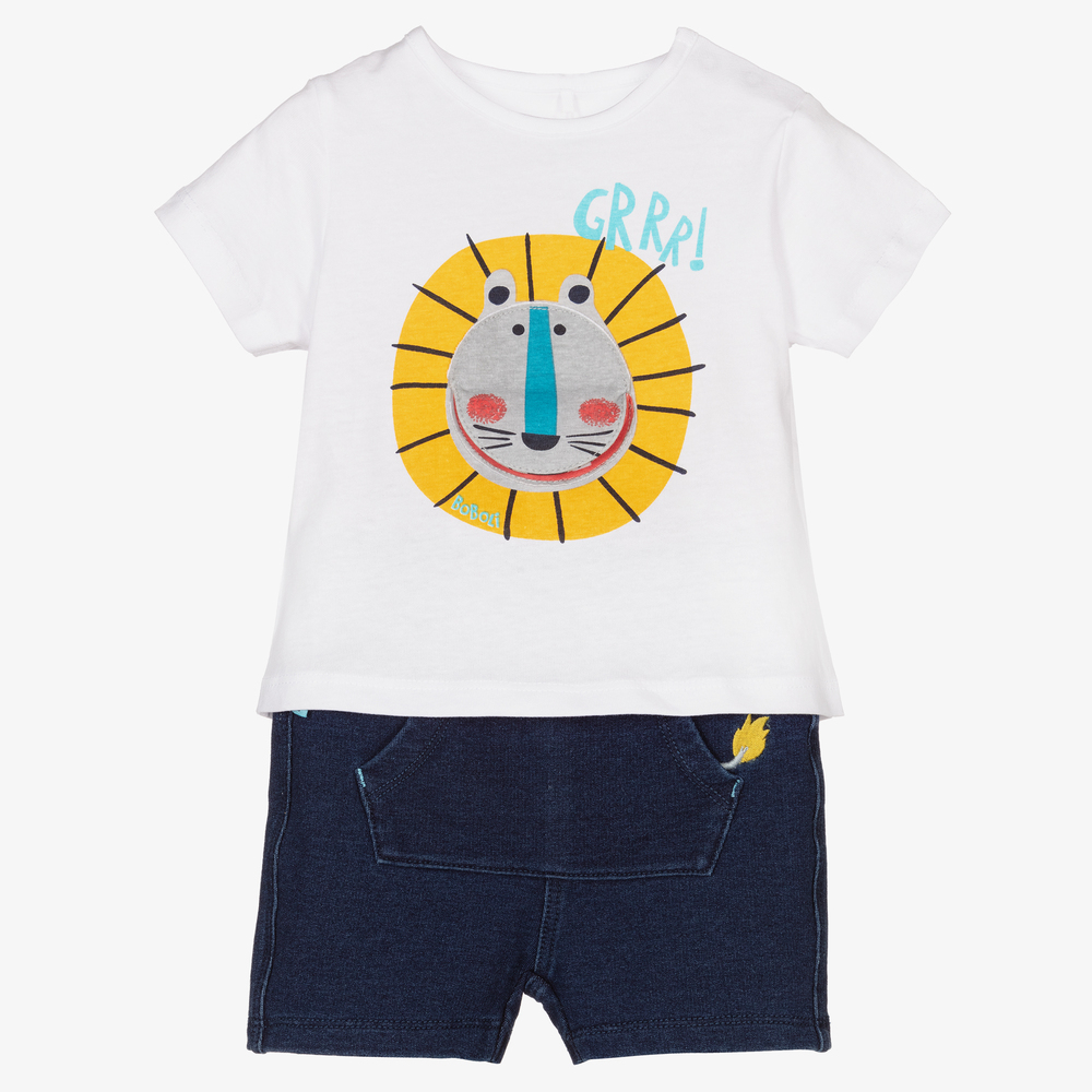 Boboli - Baumwollshorts-Set für Babys (J) | Childrensalon