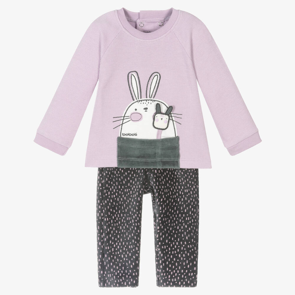 Boboli - Hasen-Hosen-Set für Babys (M) | Childrensalon