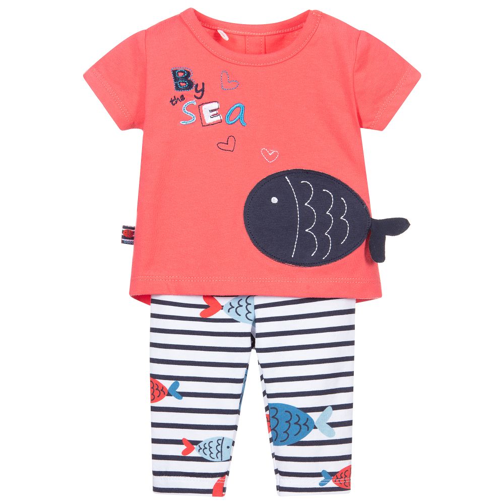 Boboli - Ensemble legging en coton Bébé fille | Childrensalon