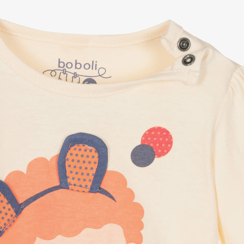 Bobux-طقم ليغنغز قطن لون عاجي وأزرق للمولودات | Childrensalon Outlet