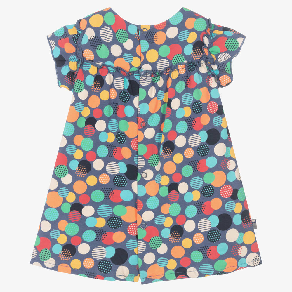 Boboli-Baby Girls Multicoloured Cotton Dress | Childrensalon Outlet