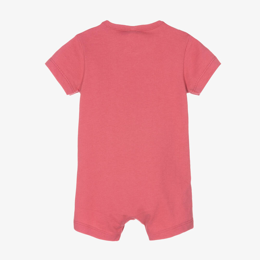 Boboli-Розовый хлопковый песочник для малышек | Childrensalon Outlet