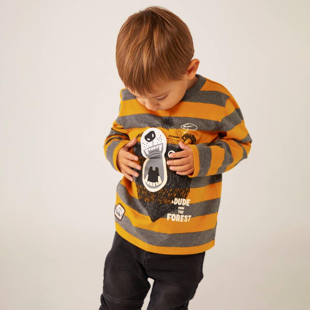 Boboli-Black & Yellow Trouser Set | Childrensalon Outlet