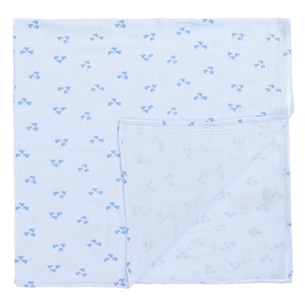 Boboli - Lange bleu en coton (112 cm) | Childrensalon