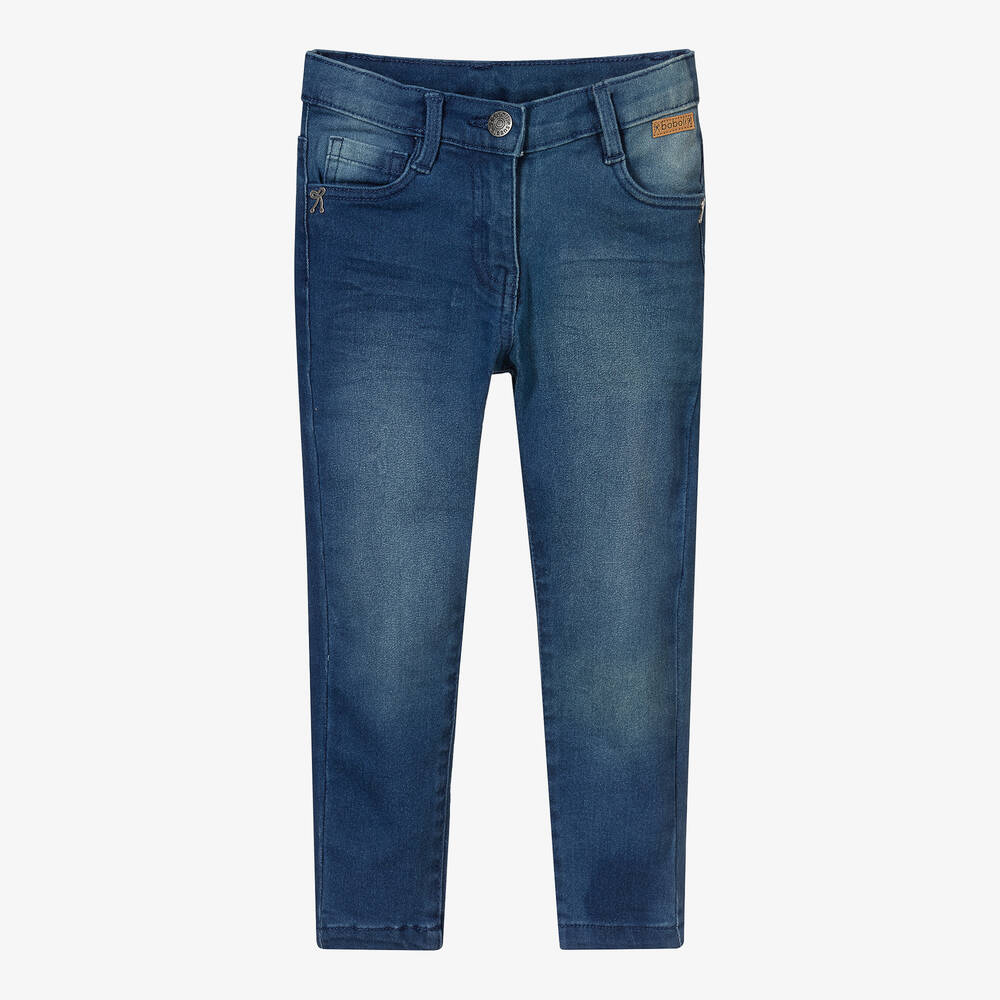 Boboli - Blaue, enge Denim-Jeans | Childrensalon