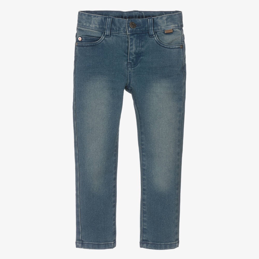 Boboli - Boys Blue Cotton Denim Jeans | Childrensalon