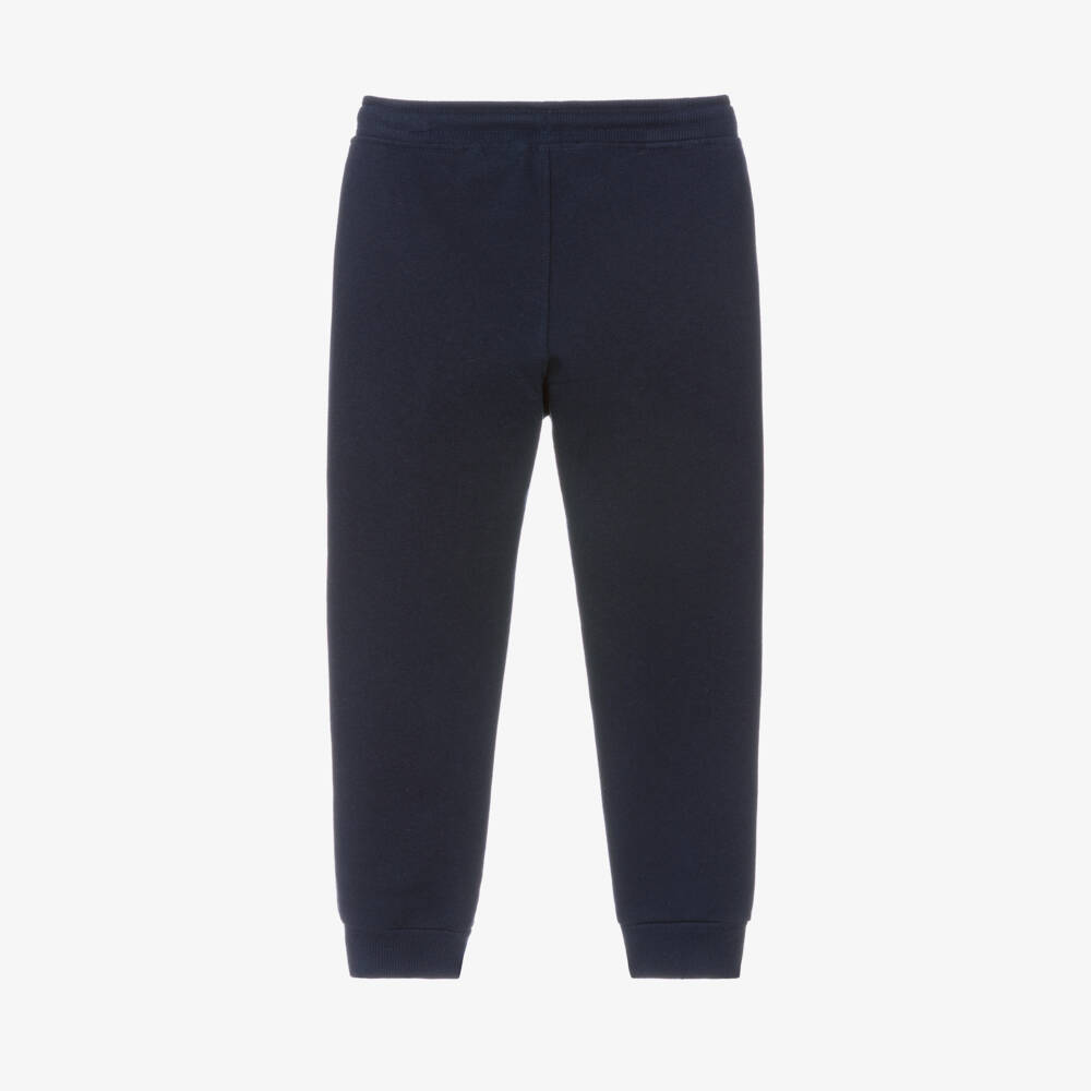 Boboli-Boys Blue Cotton Jogging Trousers | Childrensalon Outlet