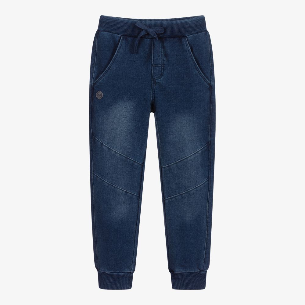 Boboli - Boys Blue Jersey Jeans | Childrensalon