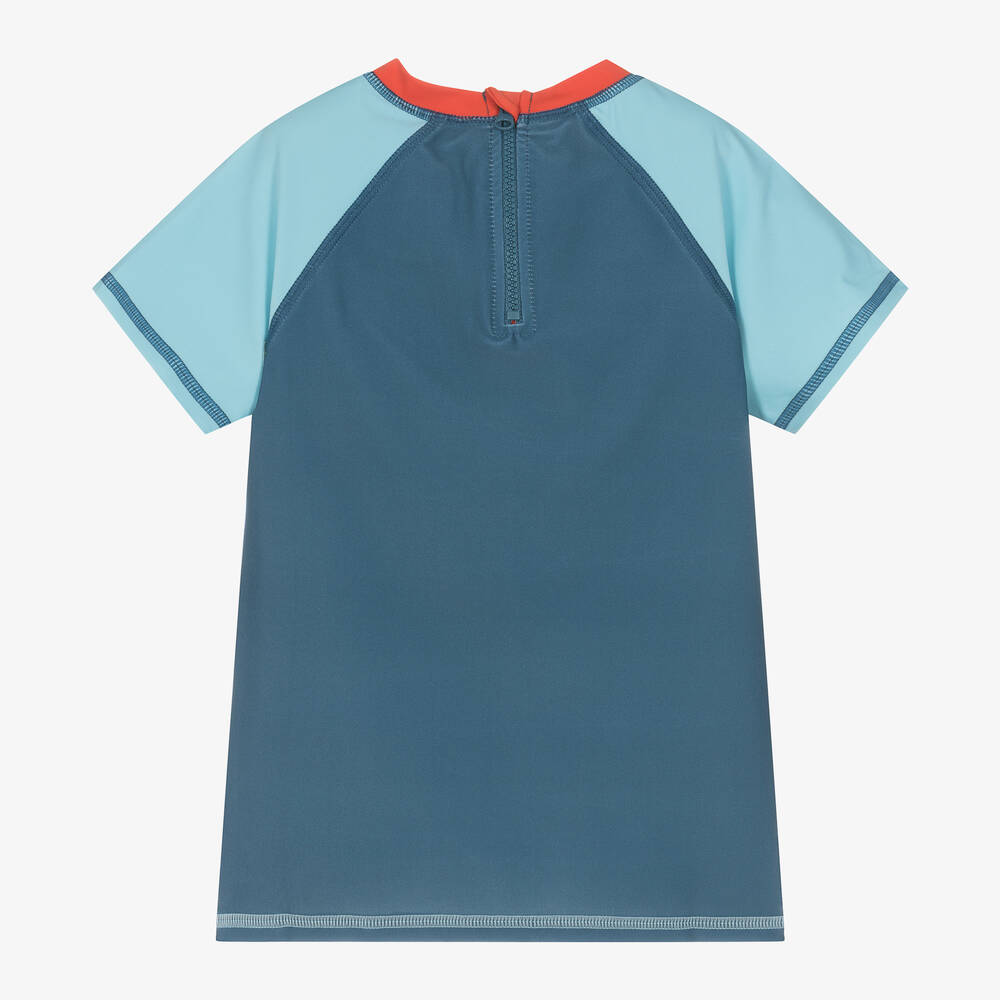 Boboli-Boys Blue Pirate Swim Top | Childrensalon Outlet