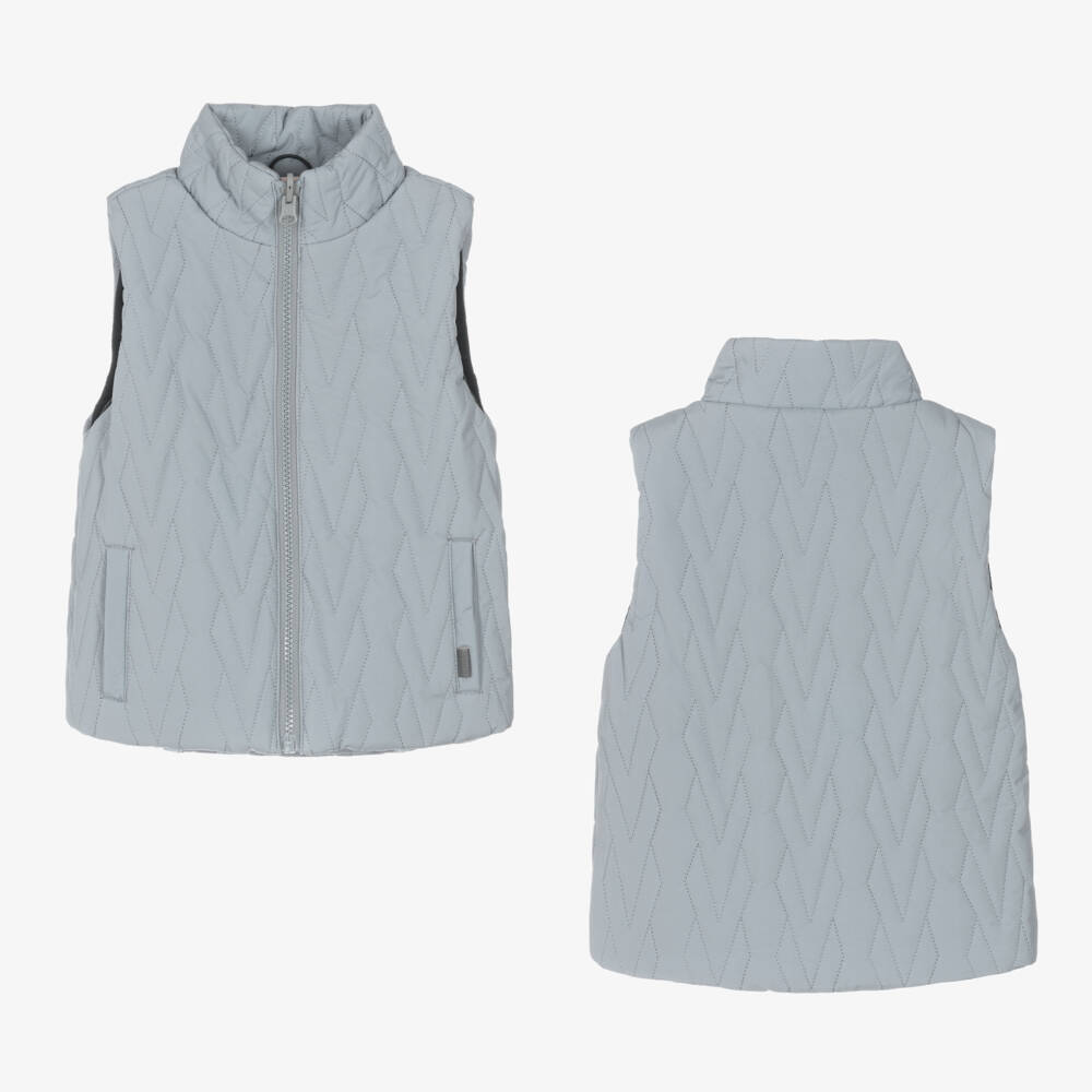 Boboli-Boys Charcoal Dual-Layer Coat | Childrensalon Outlet