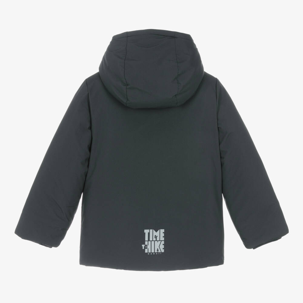 Boboli-Boys Charcoal Dual-Layer Coat | Childrensalon Outlet