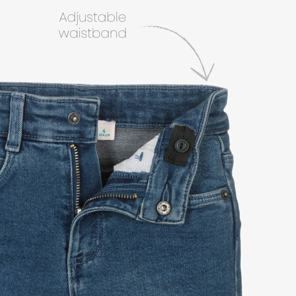 Boboli-Boys Classic Blue Denim Trousers | Childrensalon Outlet