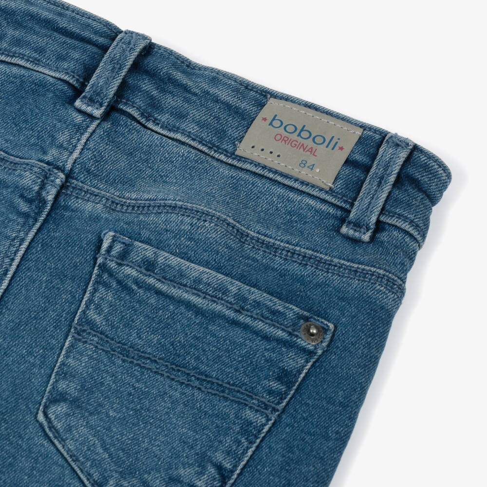 Boboli-Boys Classic Blue Denim Trousers | Childrensalon Outlet