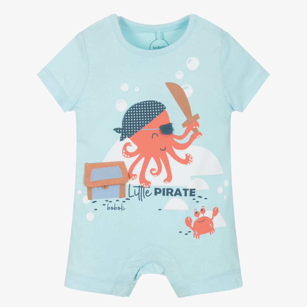 Boboli-Комбинезон из хлопка пиратский синий для мальчиков | Childrensalon Outlet