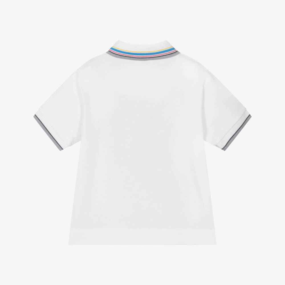 Boboli-Boys Cotton Polo with Vintage Car Design | Childrensalon Outlet