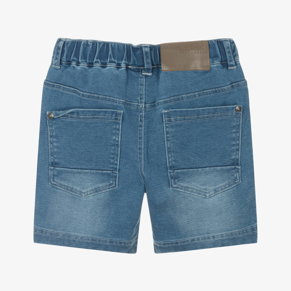 Boboli-Boys Cozy Blue Denim Shorts | Childrensalon Outlet