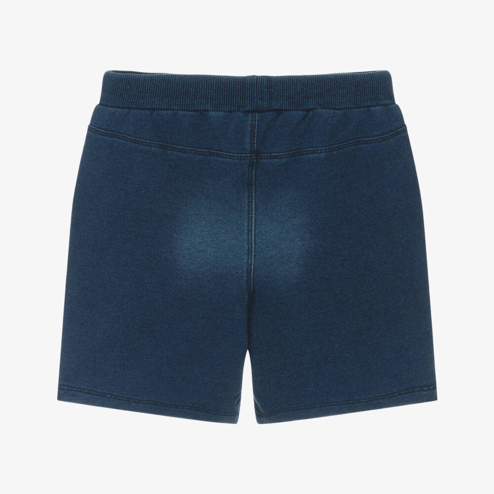 Boboli-Boys Denim-Inspired Cotton Shorts | Childrensalon Outlet