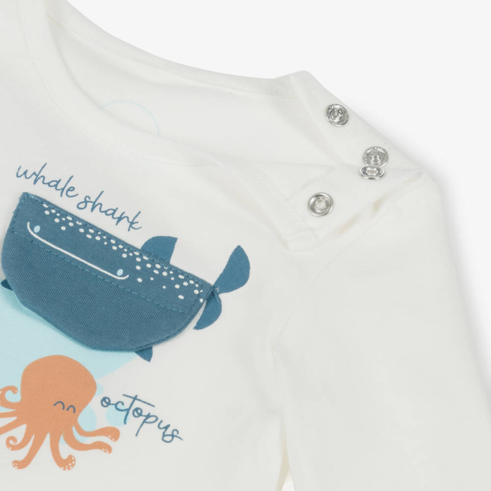 Boboli-Boys Denim & Ivory Adventure Ensemble | Childrensalon Outlet