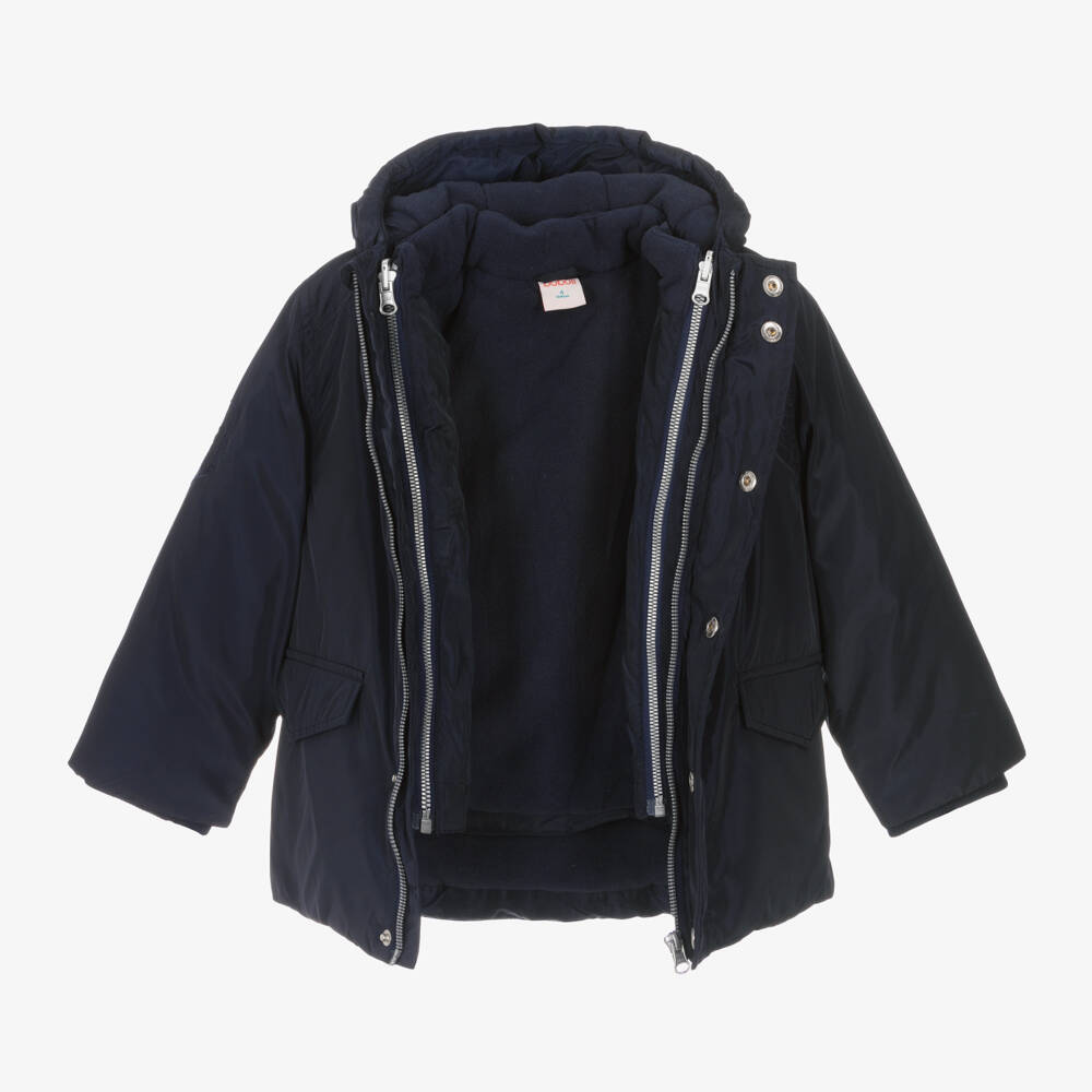 Boboli-Синяя куртка 2-в-1 с утеплителем для мальчиков | Childrensalon Outlet