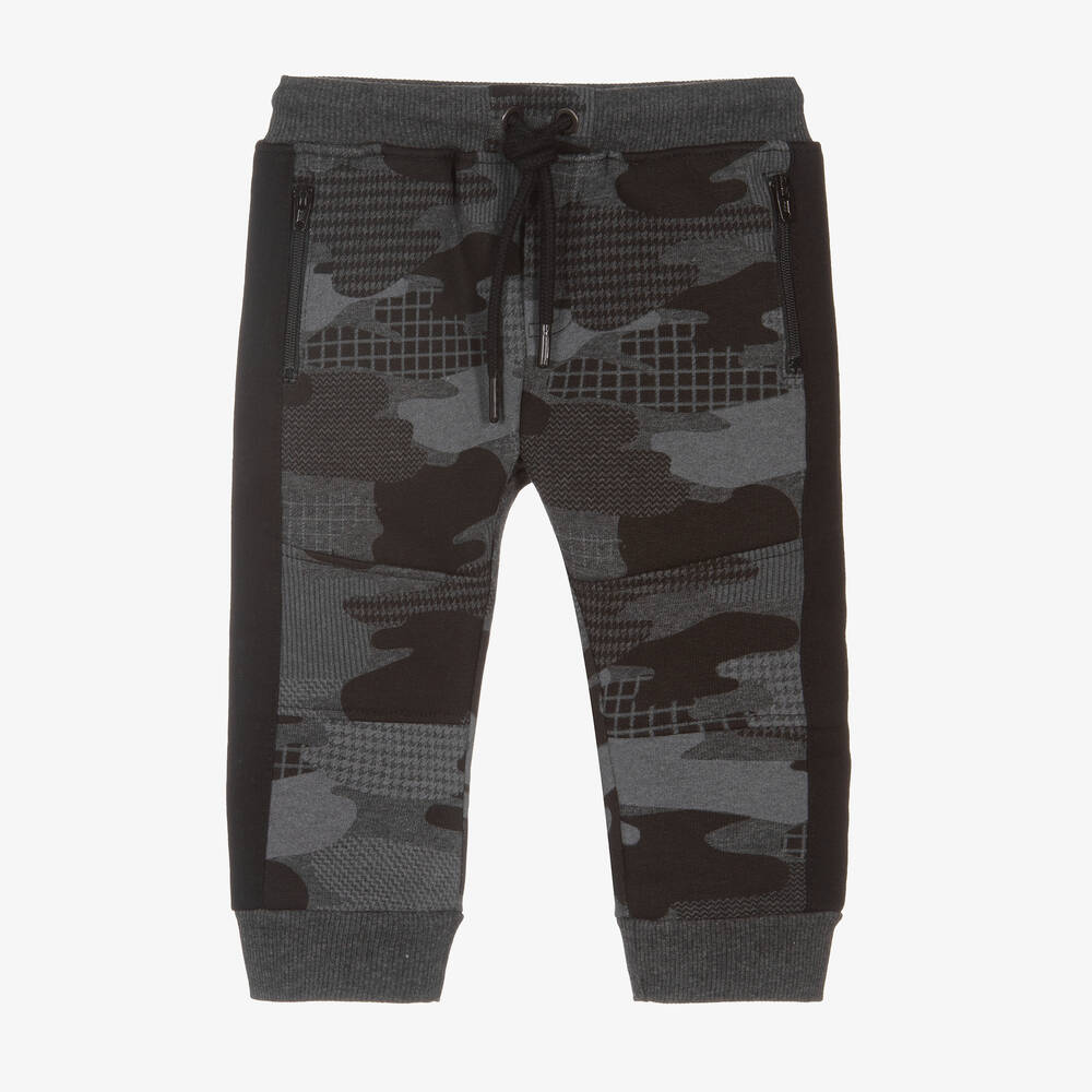 Boboli - Boys Grey Camo Joggers | Childrensalon