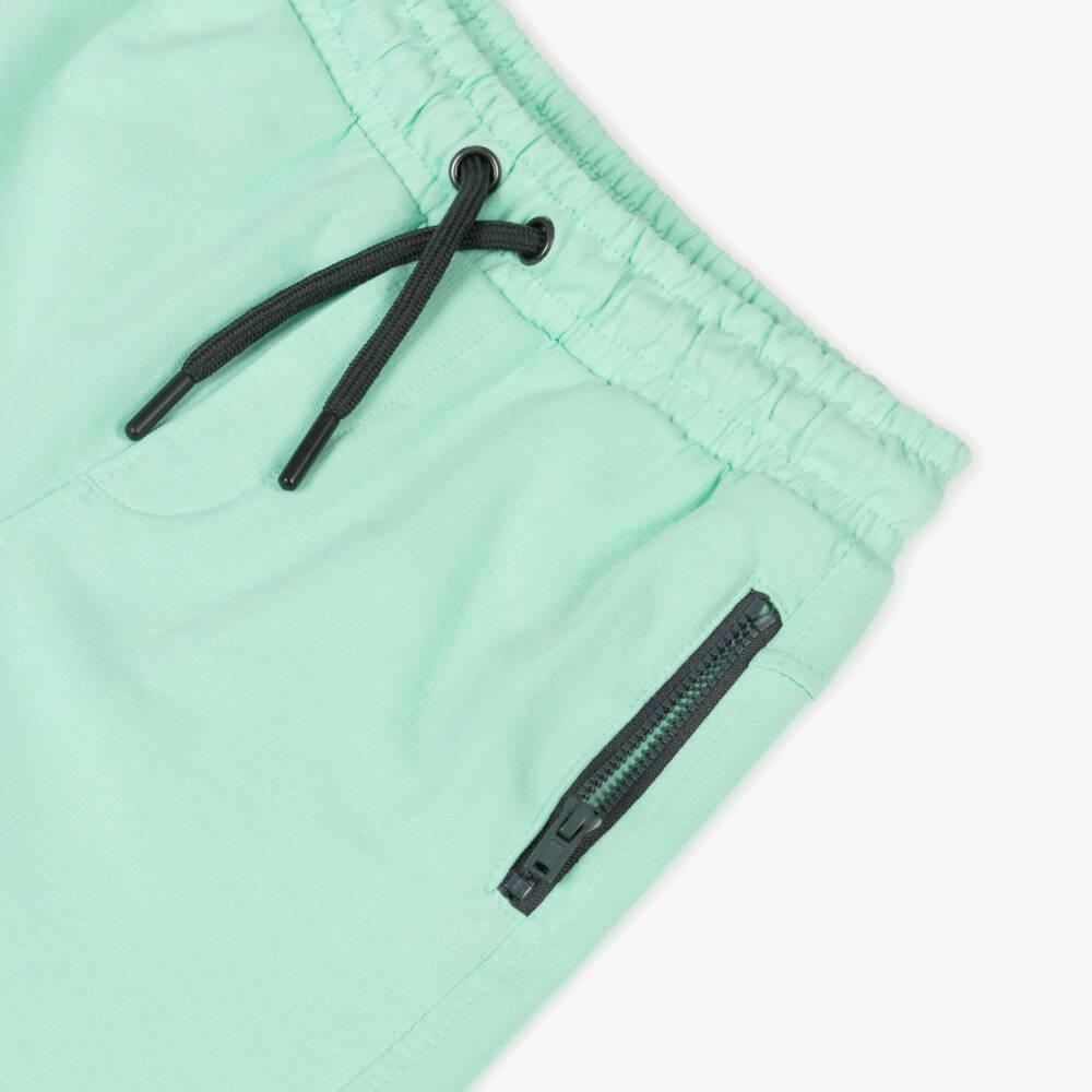 Boboli-Boys Grey & Green Cotton Ensemble | Childrensalon Outlet