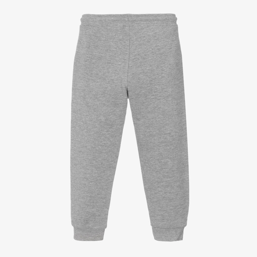 Boboli-Boys Grey Knit Jogging Trousers | Childrensalon Outlet